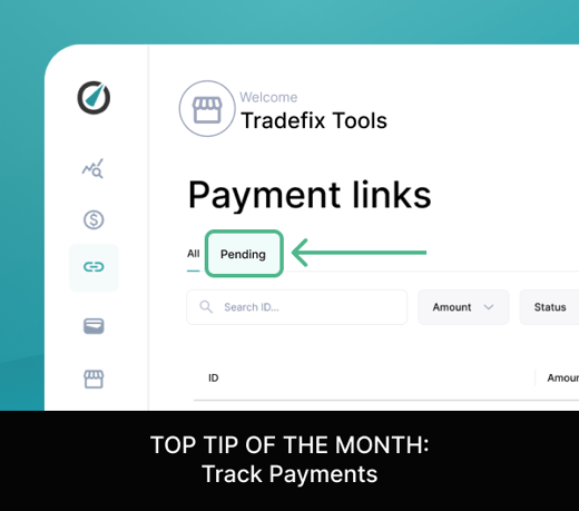 Top tip - Tracking Payments